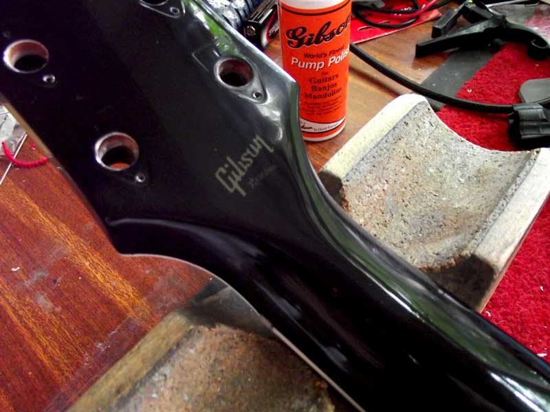 Gibson Les Paul Custom Headstock Repair