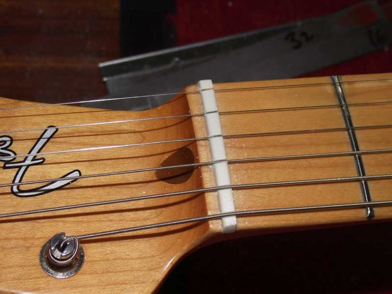New Tusq nut for Fender Telecaster Manchester Guitar Tech