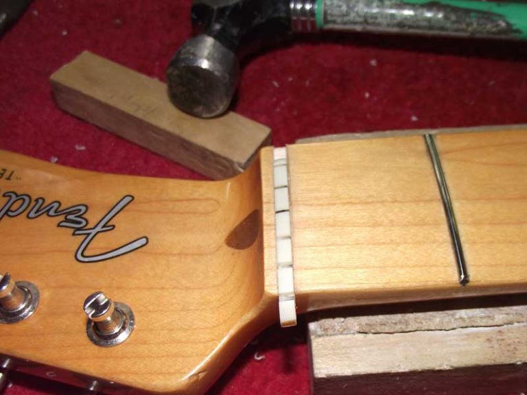 New Tusq Nut For Fender Telecaster – Manchester Guitar Tech