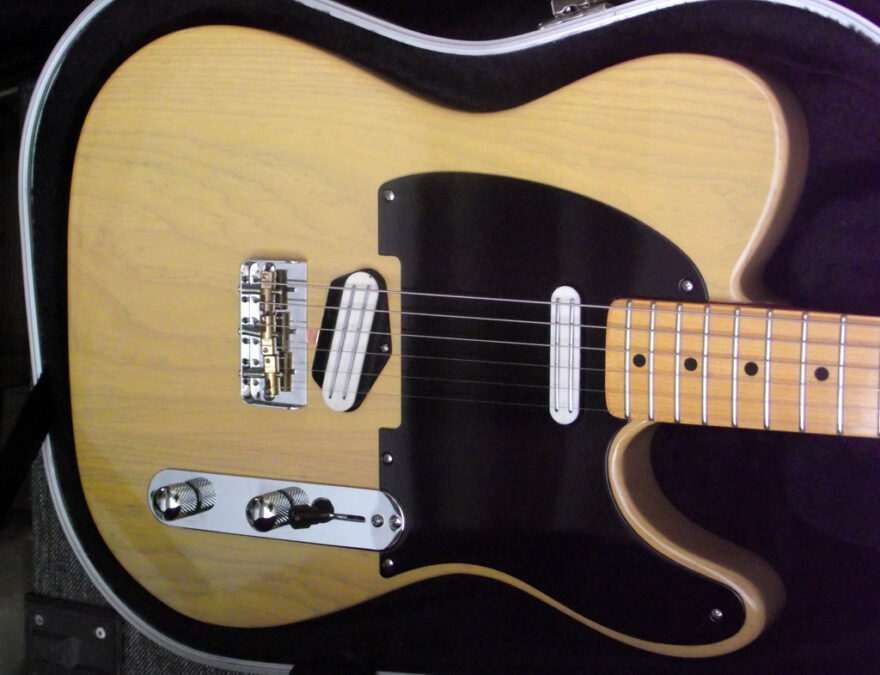 Butterscotch Tele with Joe Barden Pickups Manchester Guitar Tech