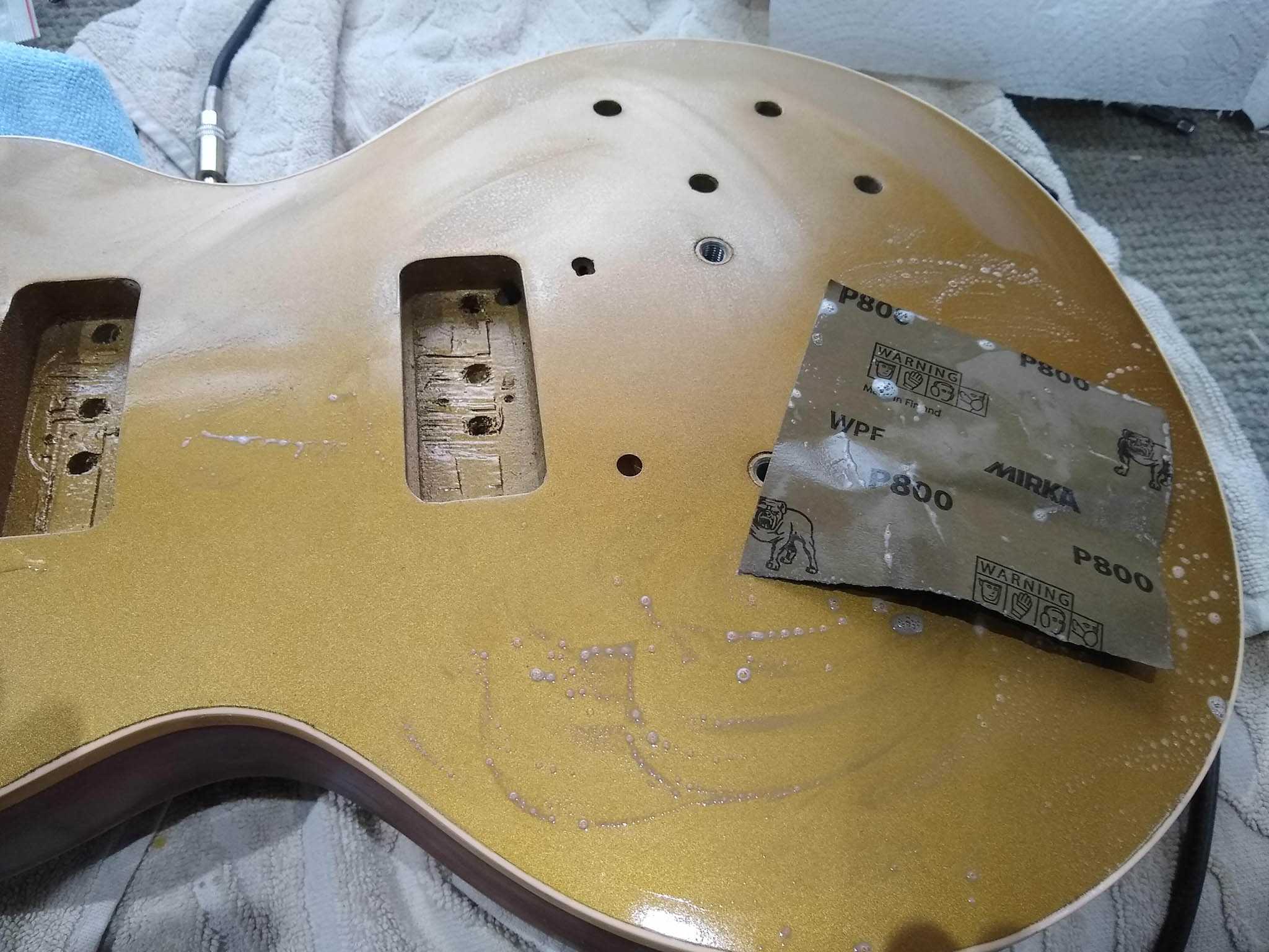 Gibson Les Paul Deluxe Goldtop Refinish